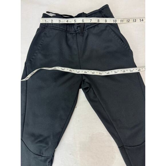 Nike Dri-Fit Joggers Pants Swoosh Black White Sweatpants Kids Youth XS - Picture 3 of 10